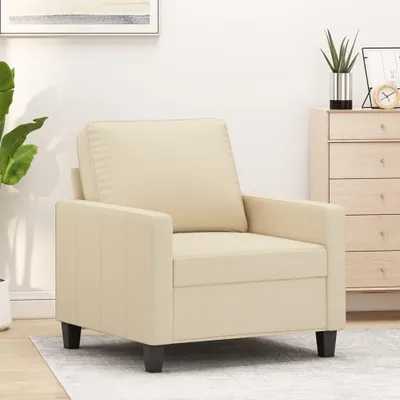 Produktbild von Cremefarbener Sessel aus Stoff, 60 cm, Möbel, Sofas