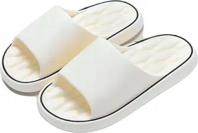 Produktbild von Badeslipper - Badesandalen - Damen - Leichte Schaumstoff- Badeschuhe - Für den Strand - Für das Schwimmbad - Weiß - 36-37