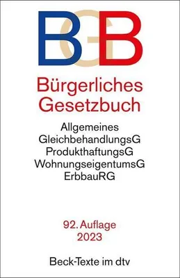 Produktbild von Bürgerliches Gesetzbuch
