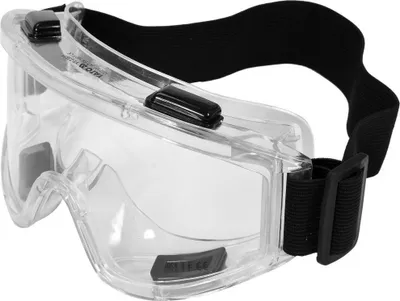 Produktbild von Yato YT-73831, Sicherheitsbrille, Unisex, EN 166:2001, Schwarz, Transparent, Transparent, Polyvinylchlorid (PVC)