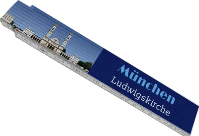Produktbild von streetline München Ludwigskirche Meterstab aus Holz