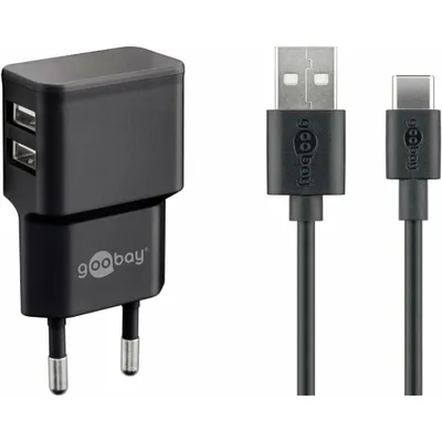 Obrázek produktu pro Goobay 44986, Vnitřní, AC, 5 V, 1 m, Černá