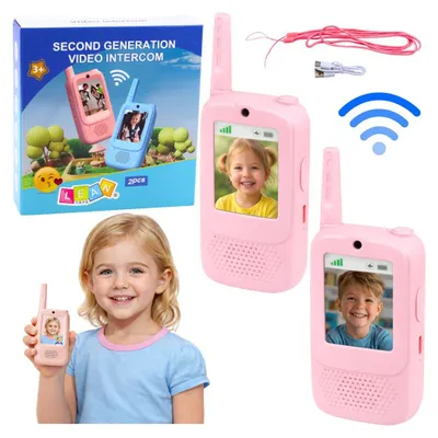 Immagine prodotto di Walkie-talkie per bambini con videocamera, rosa