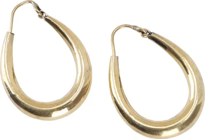 Produktbild von Tribalohrringe aus Messing, Ethnoohrringe, Goaschmuck, Messingcreole 3,5 cm - Gold, Gold-Farben, Ohrringe + Ohrstecker Modeschmuck