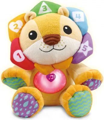 Produktbild von VTech Leo Lernlöwe, 0,5 Jahr(e), Mit Ton, Batterien erforderlich, AAA, Plüsch, Mehrfarbig