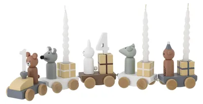 Zdjęcie produktu dla DEKORACJE DLA DZIECI BLOOMINGVILLE MINI | Dekoracja urodzinowa Junaid, motyw "Bunt", certyfikat  100%, MDF | Wymiary: 38 cm (długość) x 11 cm (wysokość) x 5 cm (szerokość) | Numer artykułu: 82064771