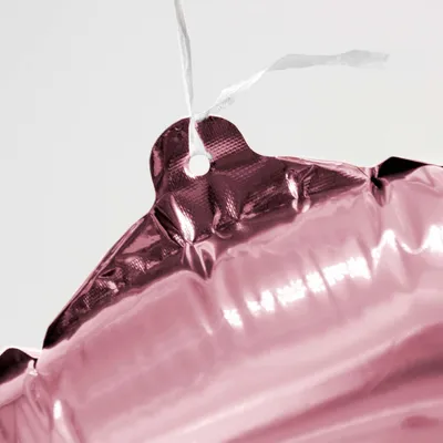 Produktbild von Folienballon Rosé 100cm Zahl 9
