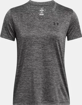 Produktbild von Under Armour UA Tech SSV- Twist Shirt Damen Shirt V Neck Grau S/M