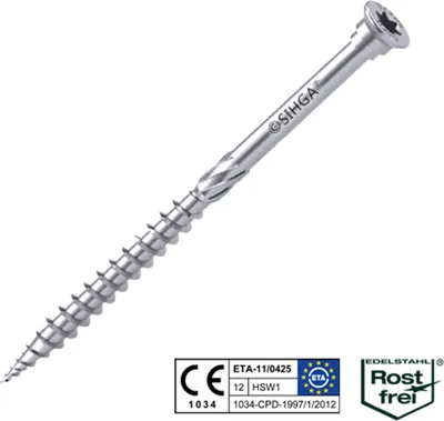 Produktbild von L-GoFix® MS Edelstahl Holzbauschraube 4 x 45 mm 200 Stück