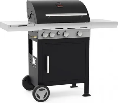 Produktbild von Spring 3212 Gasgrill mit Seitenbrenner 133x57x115 cm BBQ Barbecook
