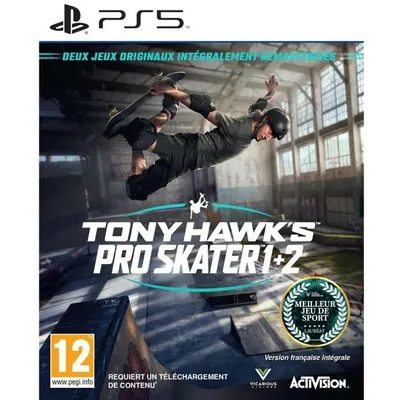 Zdjęcie produktu dla Activision Tony Hawk's Pro Skater 1+2, PlayStation 5, Powyżej 13 lat, Nośnik fizyczny