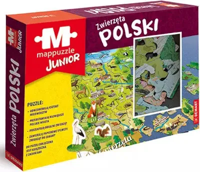 Produktbild von Mappuzzle Junior. Zwierzęta Polski