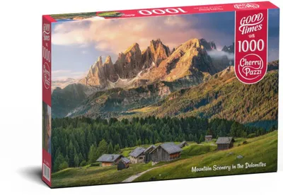 Obrázek produktu pro Puzzle 1000 dílků Horská krajina v Dolomitech 30103 Cherry Pazzi