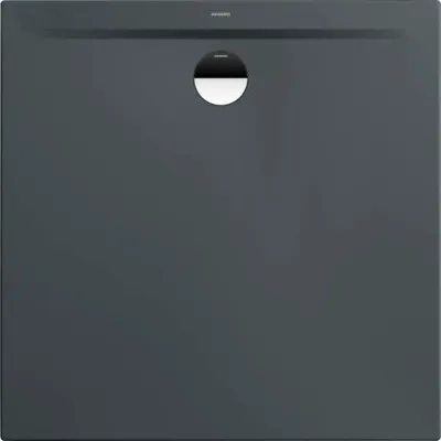 Produktbild von KALDEWEI Duschwanne SUPERPLAN ZERO 1516-5 80 x 80 x 3.7 cm warm grey 85 matt mit extraflachen Wannenträger 351647980674