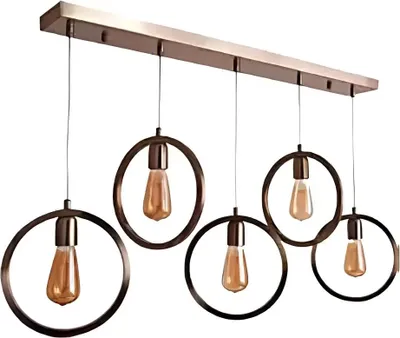 Productafbeelding van Pendelleuchte Schwarz schick Deckenlampe 70x90cm Wohnzimmer Leuchte