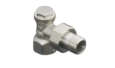 Produktbild von Oventrop Heizkörper-Verschr. Combi 3 DN 20, Eck, Messing vernickelt
