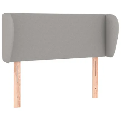 Immagine prodotto di vidaXL Testiera con orecchie Grigio chiaro 103x23x78/88 cm Tessuto