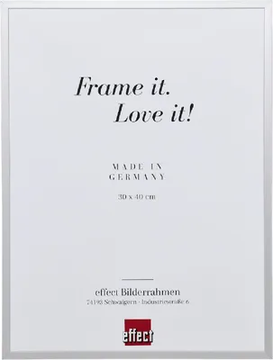 Produktbild von Effect B1 Brandschutz Bilderrahmen Alu Serie 2 silber 30,5x91,5 cm Museumsglas