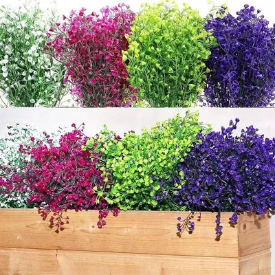 Imagen del producto de Kunststrasen 12 paquetes, resistentes a los rayos UV, para decoración exterior de plantas