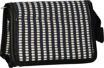 Produktbild von Traveller Spiegeltasche Streifen Blau Creme 16,5x11cm