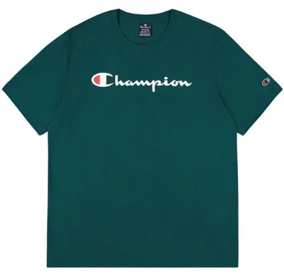 Obrázok produktu pre Champion - Pánske tričko s krátkym rukávom MR383 (M) (jedľovo zelená)