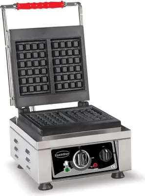 Obrázok produktu pre Elektrický vaflovač s dvojitou pečiacou plochou - nehrdzavejúca oceľ, 2,2 kW, 230 V