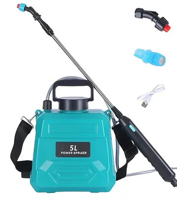 Immagine prodotto di Spruzzatore per giardino, capacità 5 litri, ricaricabile a batteria, 5 litri