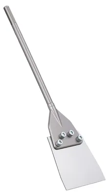 Produktbild von SucceBuy Spachtelmeißel 60x15 cm, Flachmeißel mit SDS Max Schaft, geeignet für Bohrhämmer, hergestellt aus wärmebehandeltem 40Cr-Legierungsstahl, ideal zum Entfernen von Laminatböden, Fliesen und Mörtel