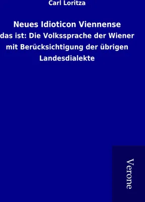 Produktbild von Neues Idioticon Viennense