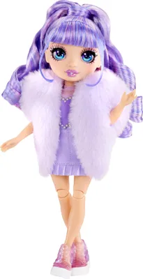 Productafbeelding van Rainbow High Crystal Fashion Doll 27 cm - Purple