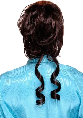 Produktbild von WIG ME UP Haarteil mit Steckkamm Dunkelbraun YZF-3072HT-3