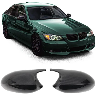 Obrázek produktu pro Kompletní kryty zrcátek, design karbon, pro BMW řady 3 (E90, E91), předfacelift