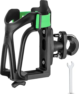 Produktbild von ROCKBROS Fahrrad Flaschenhalter Motorrad Becherhalter Getränkehalter, Schwarz grün