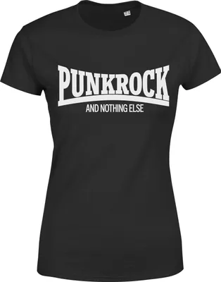 Produktbild von Punkrock and nothing else - Girl-Shirt M