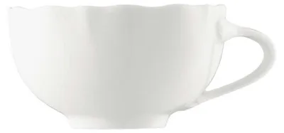 Teetasse 0,22 l, Porzellan, weiß, spülmaschinenfest, mikrowellengeeignet