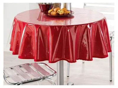 Image de Toile cirée de protection transparente - D 180 cm - Ronde