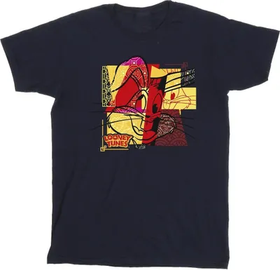 Produktbild von Looney Tunes - "Rabbit New Year" T-Shirt für Herren BI35670 (M) (Marineblau)
