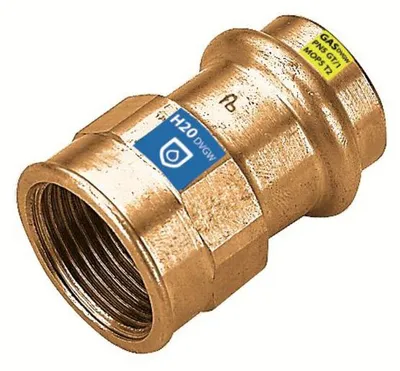 Produktbild von Sanpro Pressfitting Übergang Innengewinde Übergangsmuffe, Größe V 12 - 1/2"