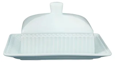 Produktbild von Greengate Alice Butterdose pale blue medium 17x14cm