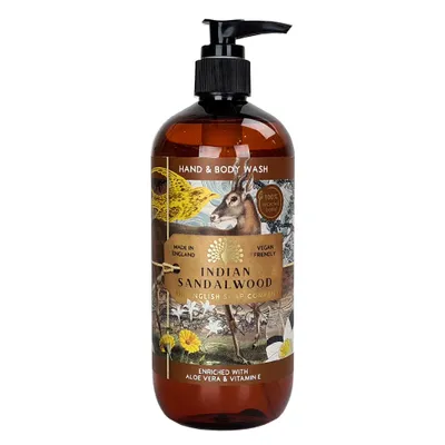 Produktbild von The English Soap Company Indian Sandalwood Hand- und Körperwaschmittel 500ml flüssiges Hand- und Körpergel