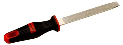 Produktbild von 6-Zoll-Diamantbeschichtete flache Feile, mittlere Körnung Nr. 150, für Glas, Fliesen, Keramik und Stein, Granit, Marmor, Beton, großer Komfort-Massagegriffgriff