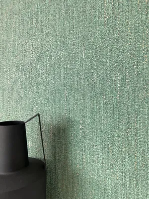 Produktbild von NEWROOM Tapete Nisha Green Grün Vliestapete - Modern Unifarbe Struktur Germany
