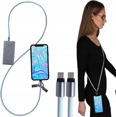 Obrázek produktu pro Kabel USB C Rychlé nabíjení USB C pro nabíjení Šňůrka pro telefon dlouhá