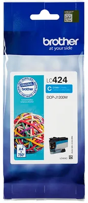 Produktbild von Brother LC424C Druckerpatrone 1 Stück(e) Original Cyan