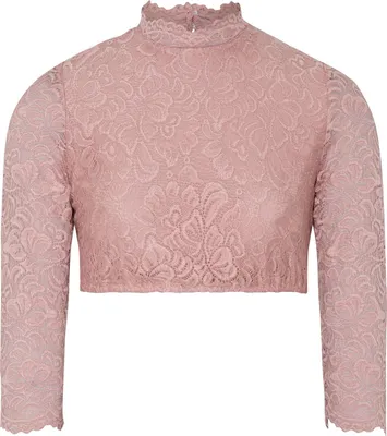 Produktbild von Amsterdam Dirndlbluse Trachtenbluse Trachtenmode, Größe:36, Farbe:Rosa