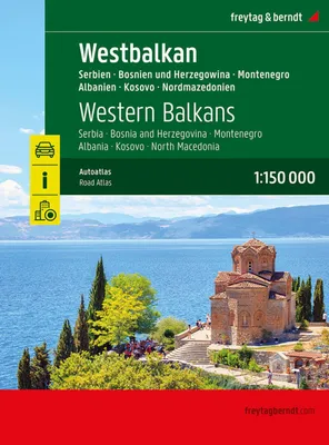 Produktbild von freytag & berndt Autoatlas Westbalkan 1:150.000