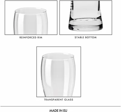 Produktbild von Set mit 6 Chill-Biergläsern, 500 ml