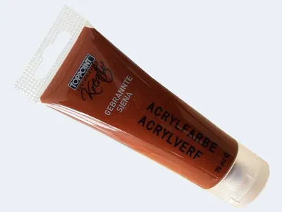 Produktbild von Toppoint Stylex Acrylfarbe, gebrannt Siena, 75 ml