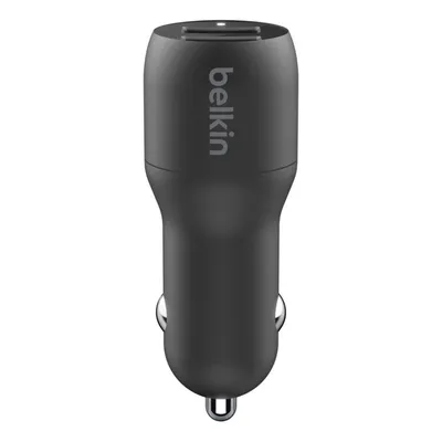 Produktbild von Belkin USB-A Kfz-Ladegerät, 24W 1m Lightning-Kabel  CCD001bt1MBK