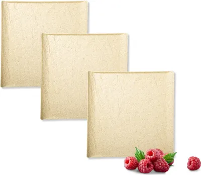 Produktbild von Wilmax Quadratischer Teller 17 × 17 cm Sand 3er-Set aus Porzellan